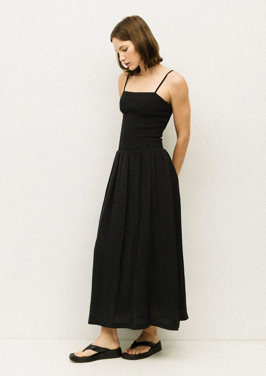 Alexa Ribbed Midi Dress