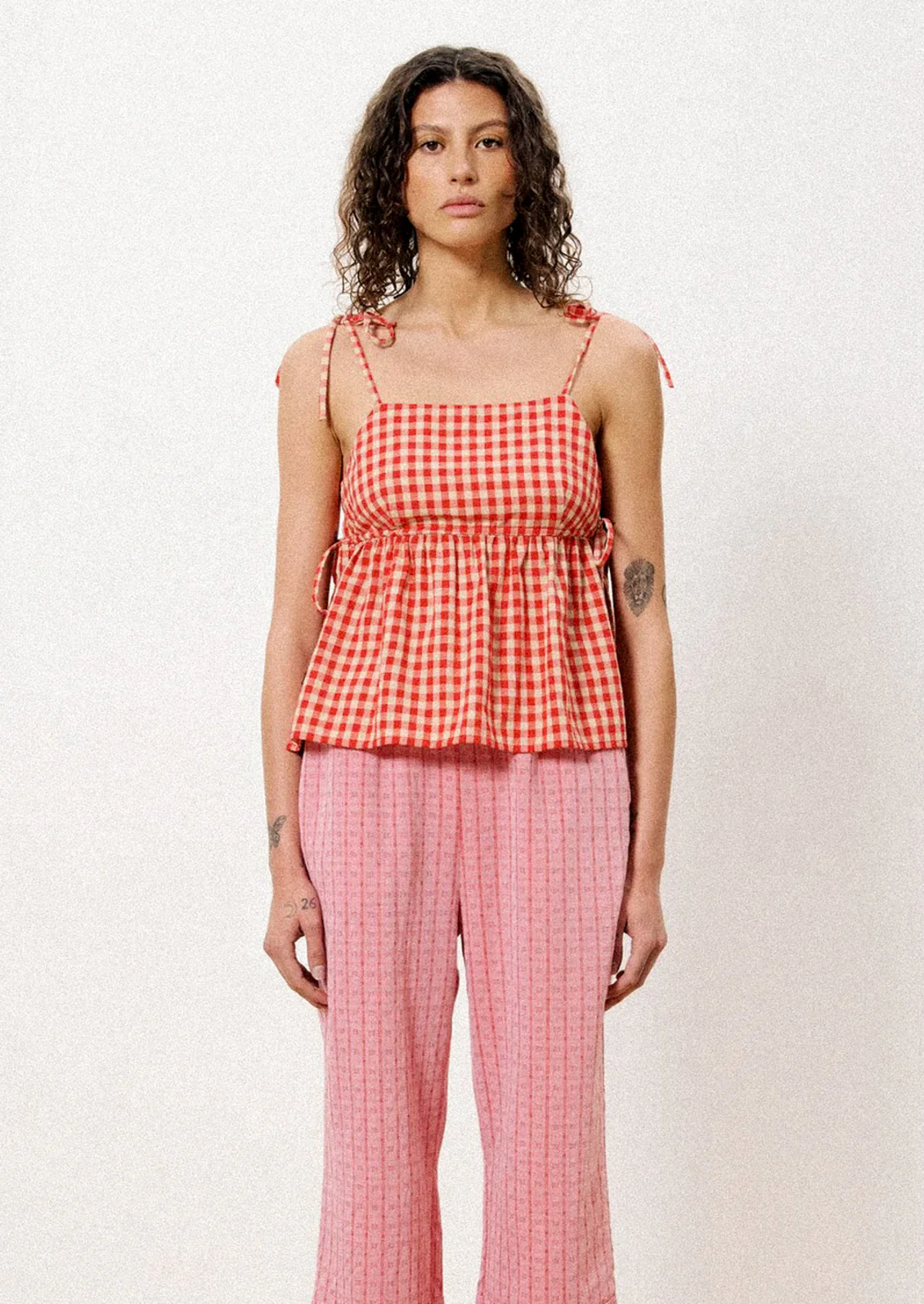 Amina Gingham Top - Image 2