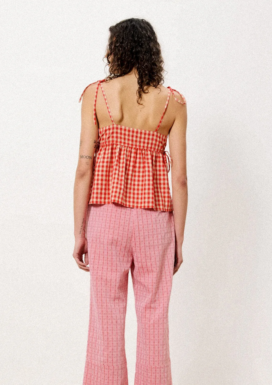 Amina Gingham Top - Image 4