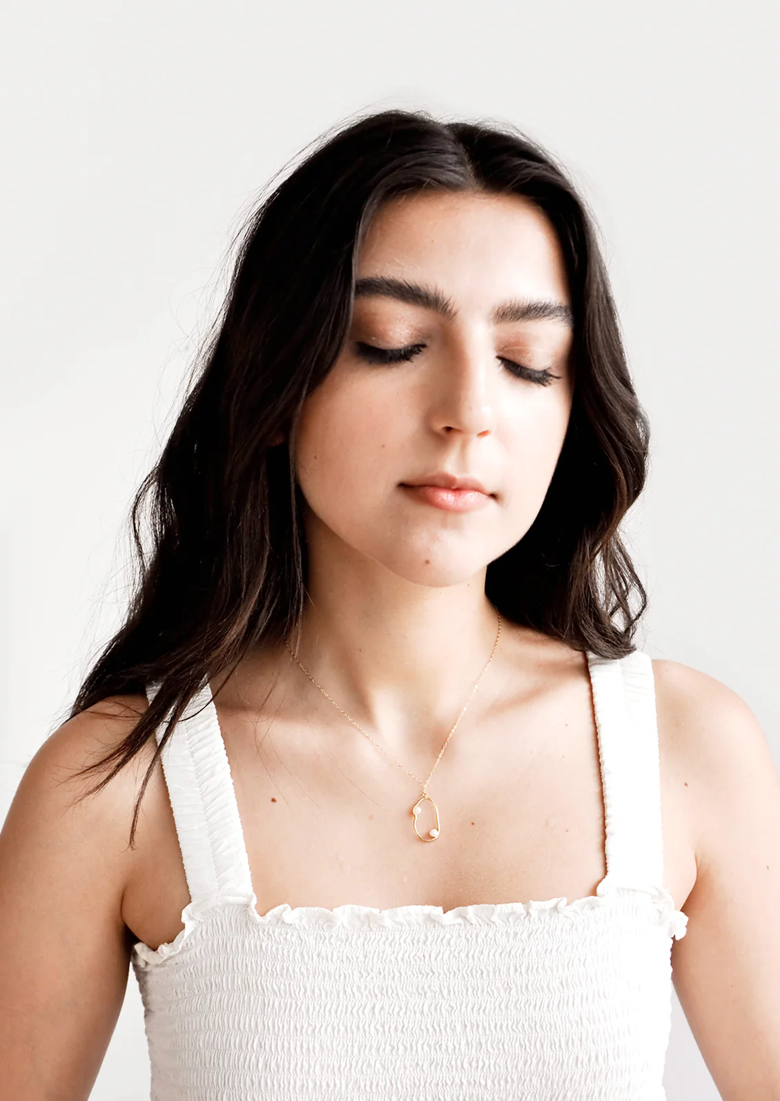 Amoeba Necklace in Pearl - Image 2