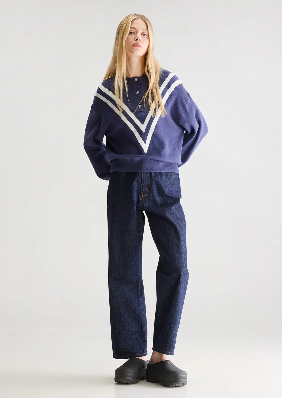 Angvel Polo Knit Top - Image 6