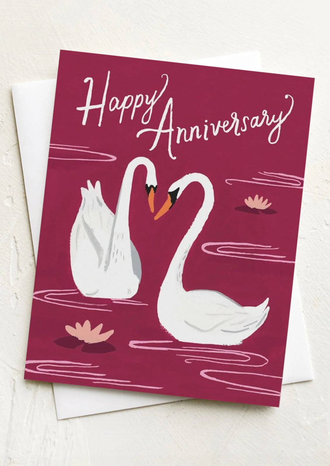 Anniversary Swans Card