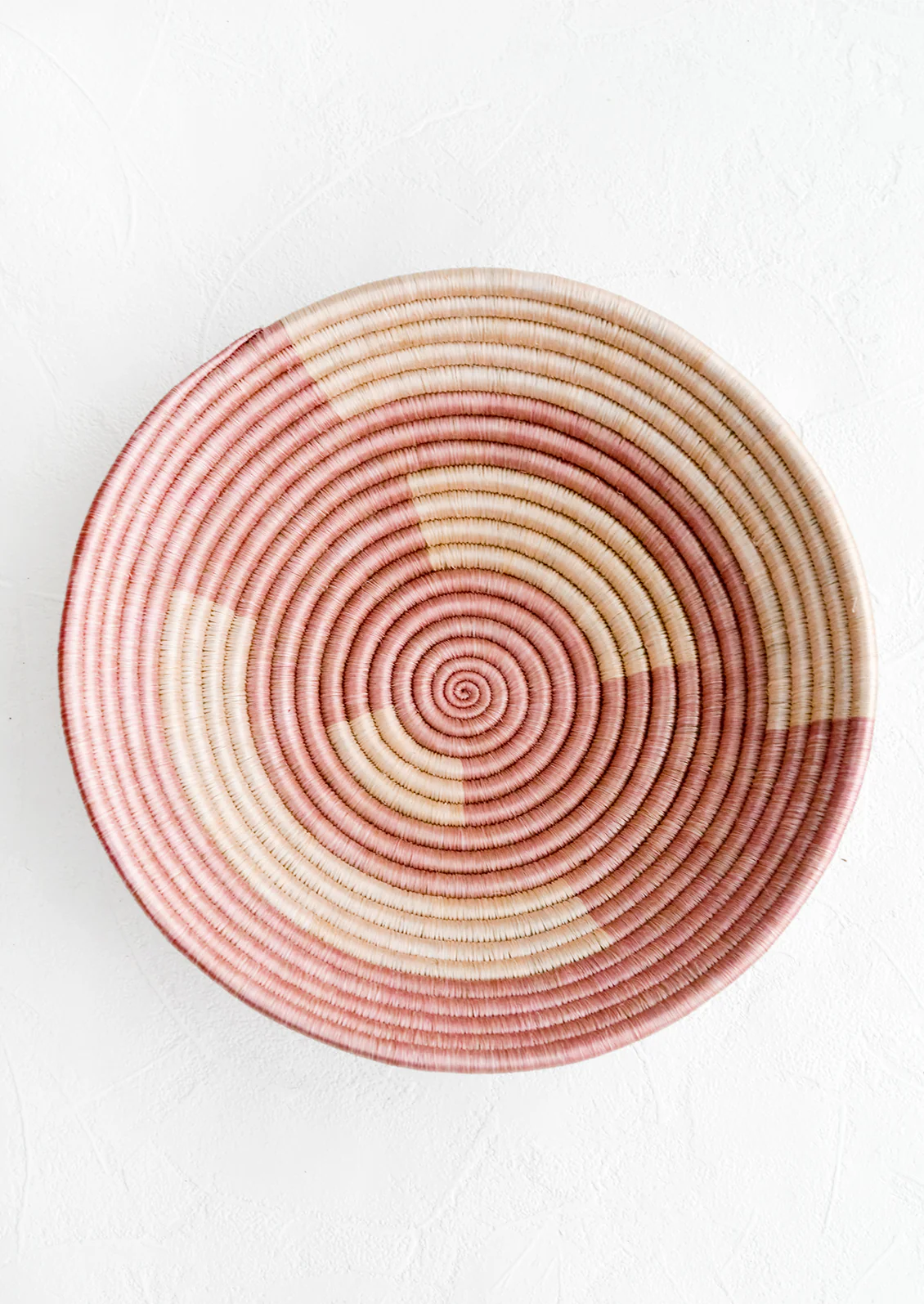 Arthouse Rose Sweetgrass Basket
