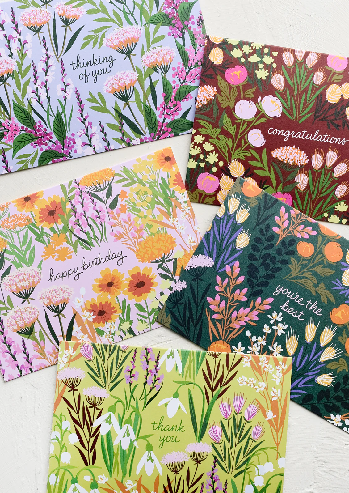 Assorted Occasion Floral Card Set