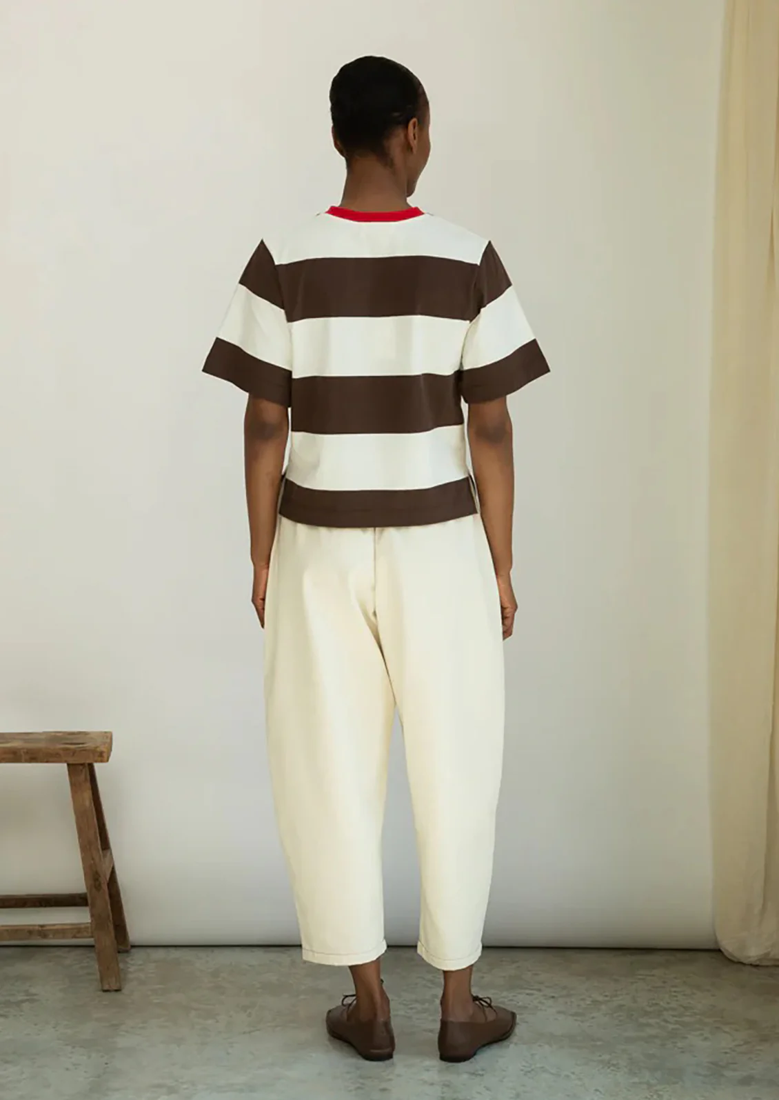 Bay Striped Cotton Tee - Image 6