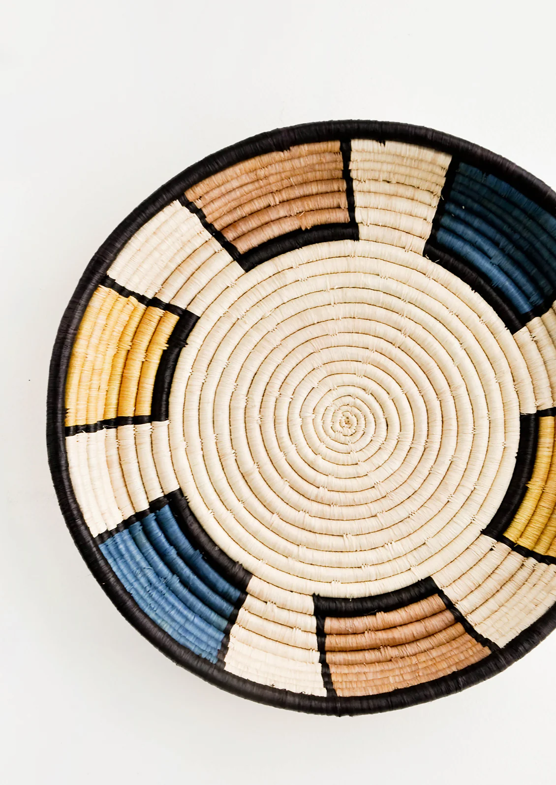 Beam Raffia Serving Tray