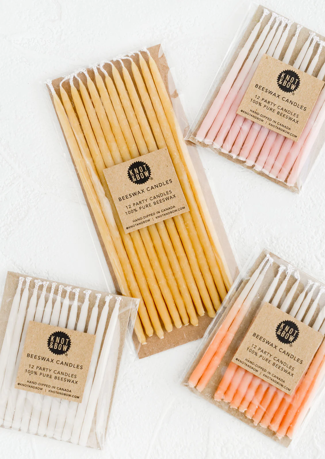 Beeswax Birthday Candles