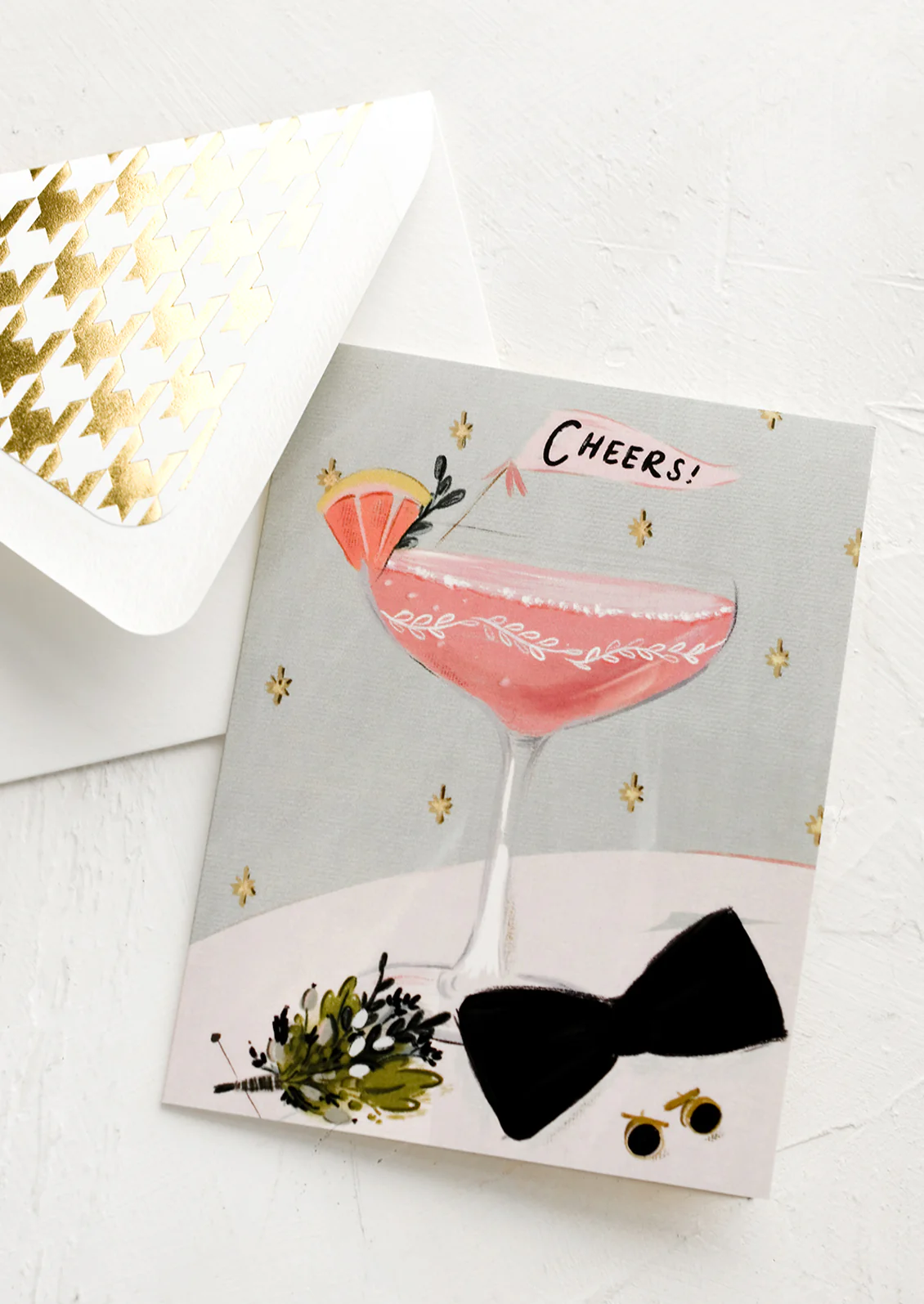 Black Tie Cheers Card