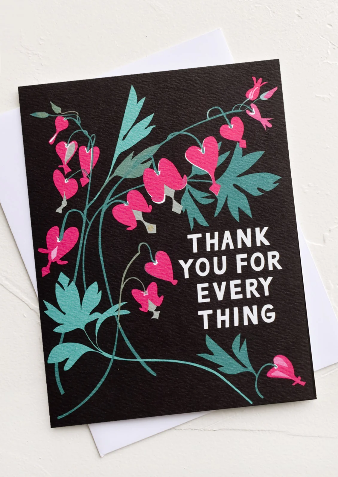 Bleeding Heart Thank You Card