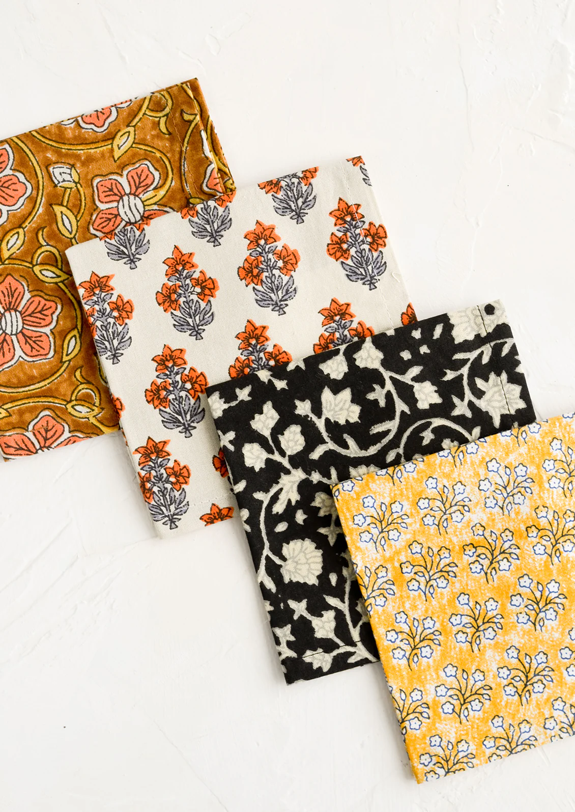 Block Print Cocktail Napkin Set