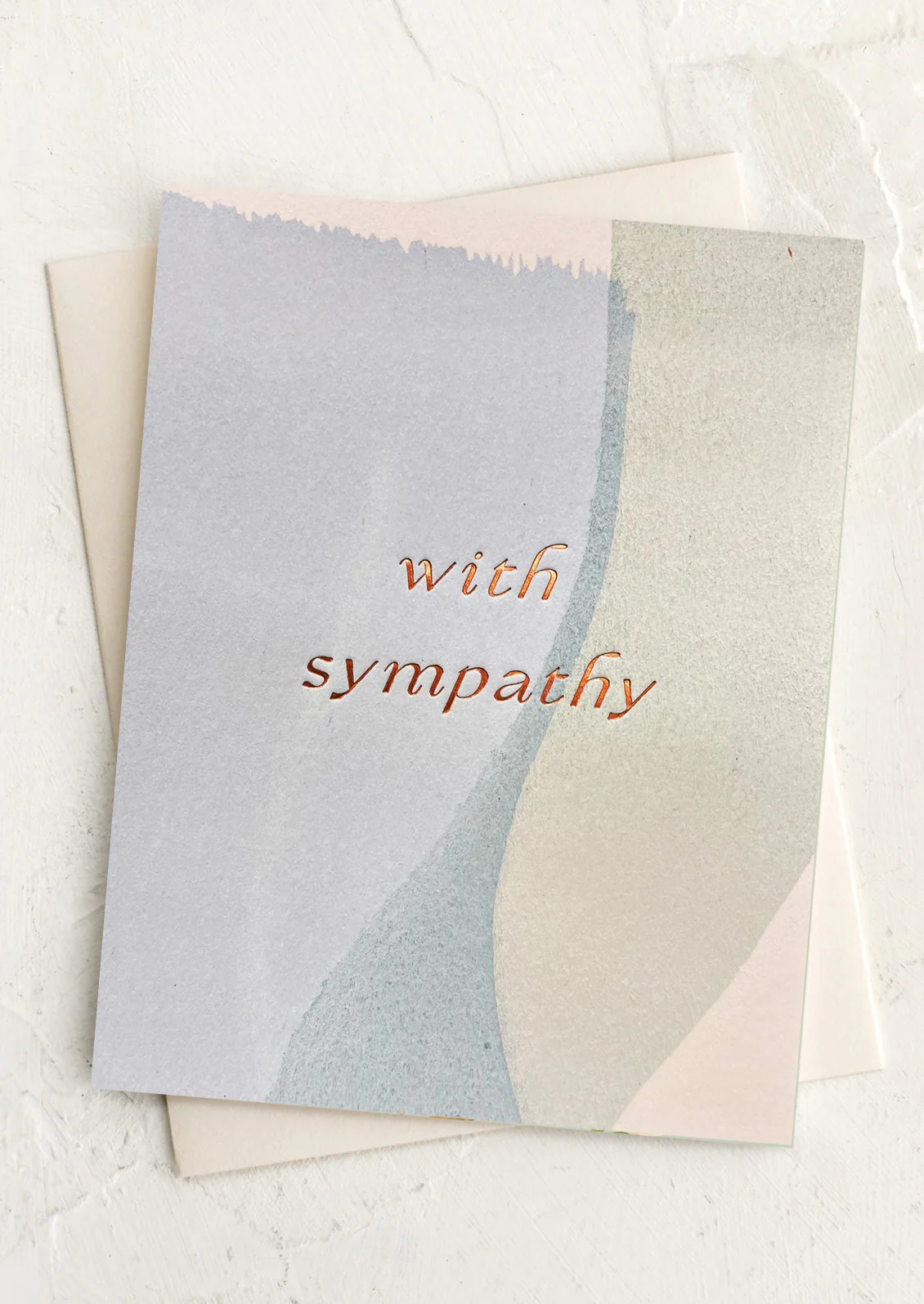Watercolor Sympathy Card
