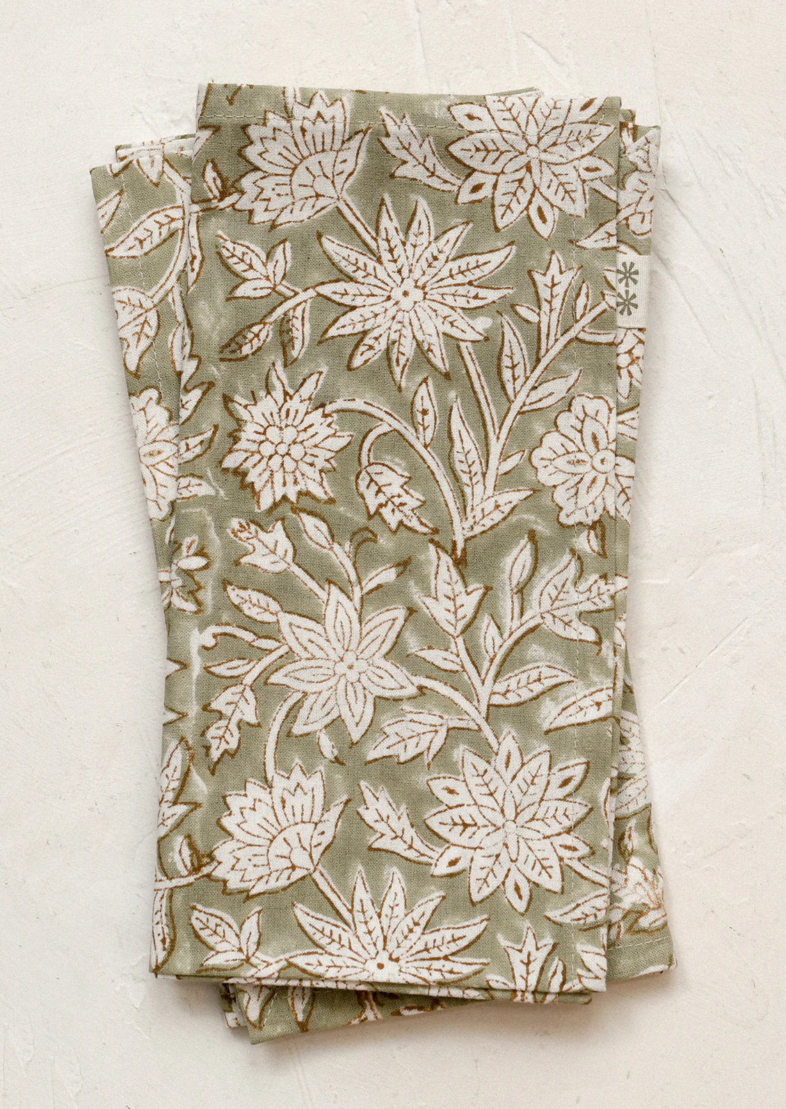 Botanical Block Print Napkin Set