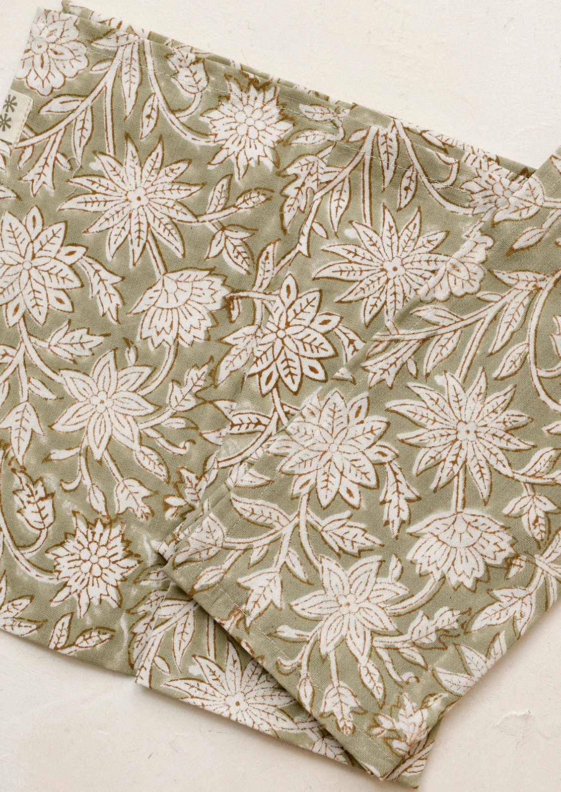 Botanical Block Print Napkin Set - Image 2