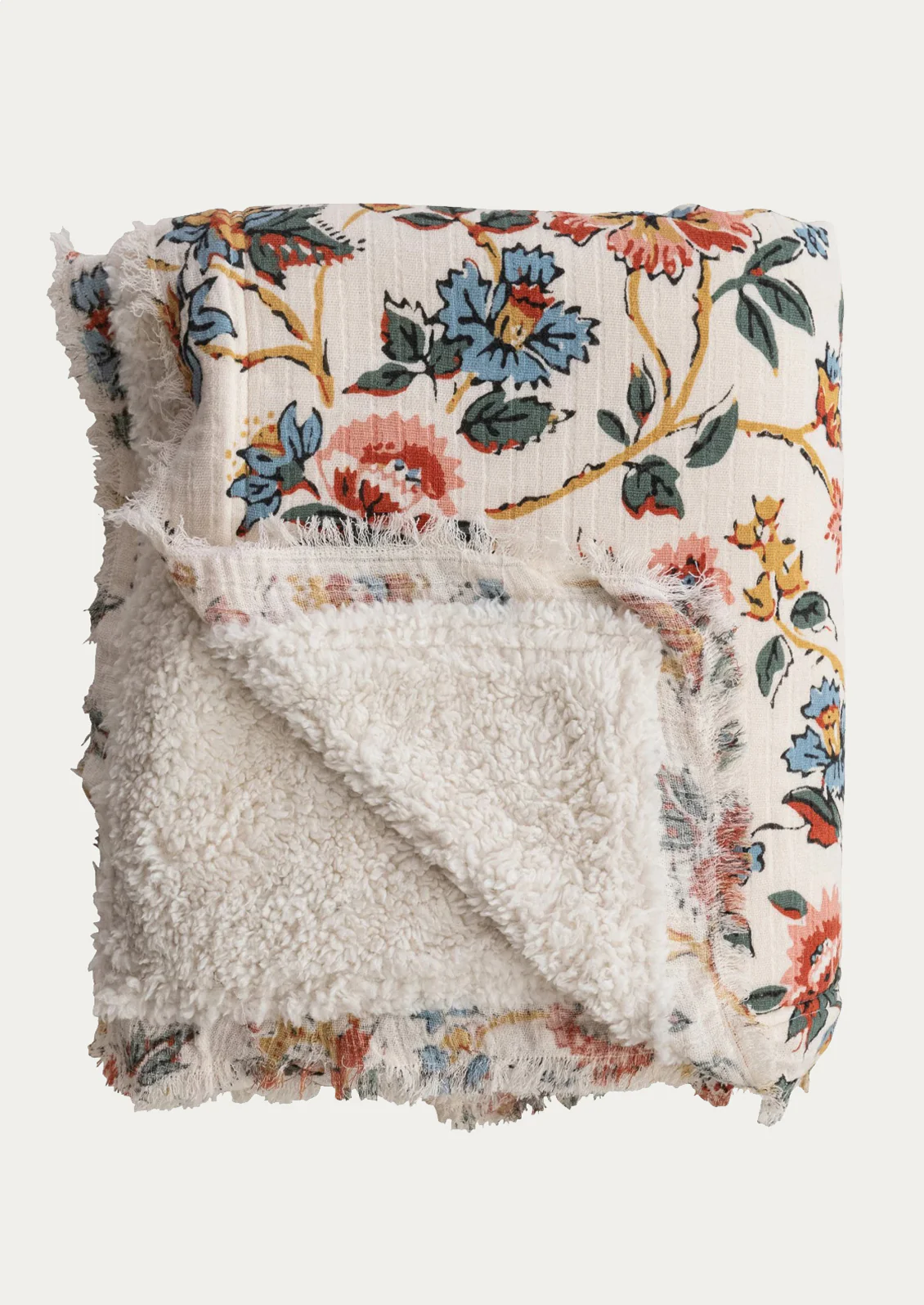 Meadow Sherpa Lined Throw