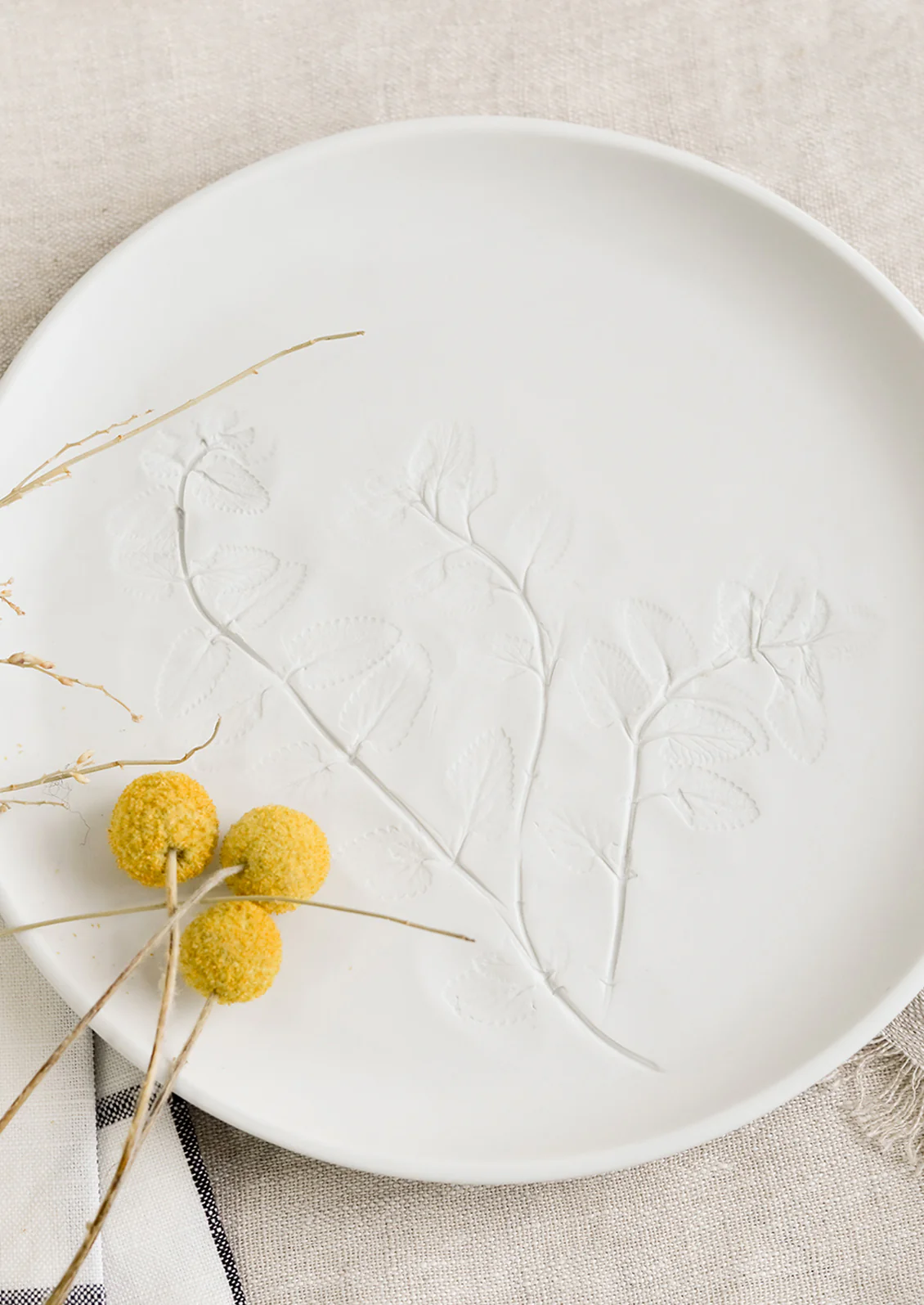 Botanical Imprint Plate