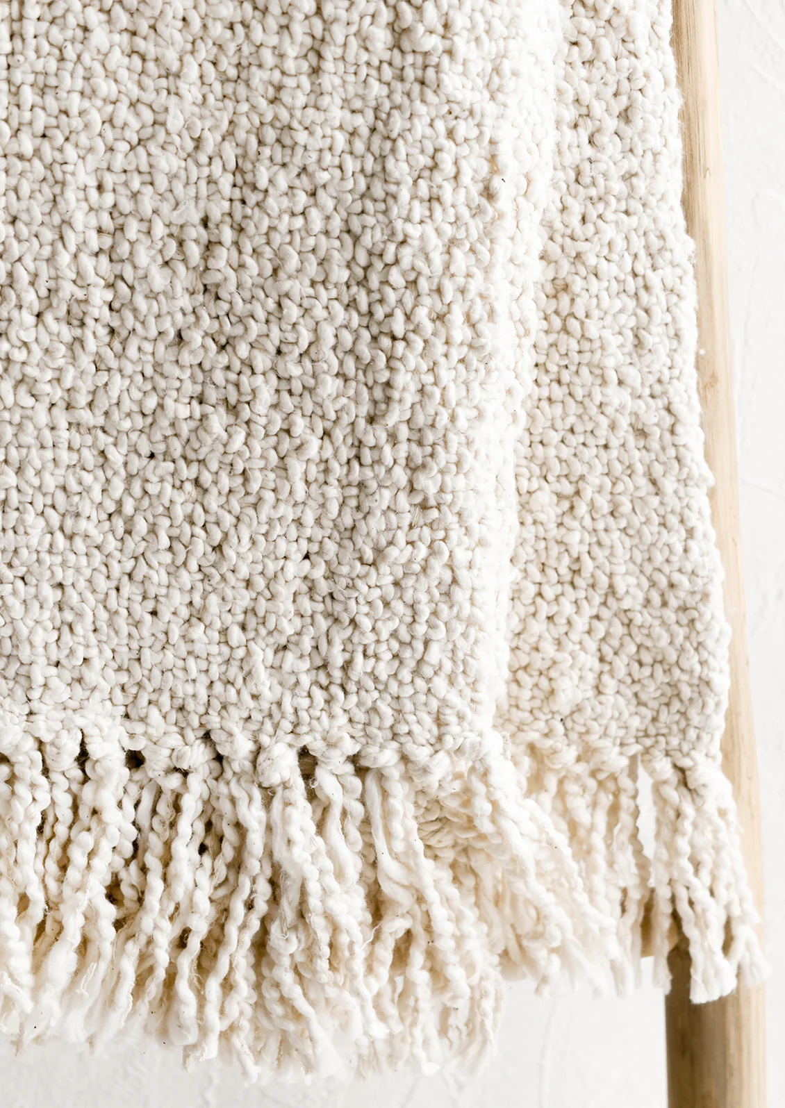 Boucle Weave Cotton Throw - Image 2