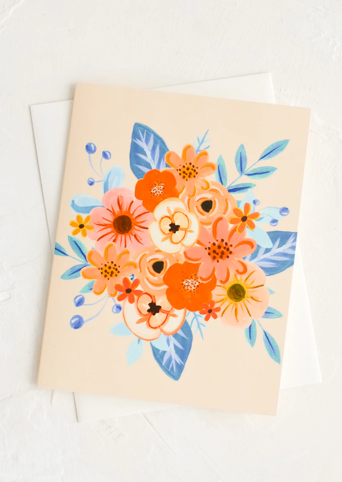 Bouquet Blues Card