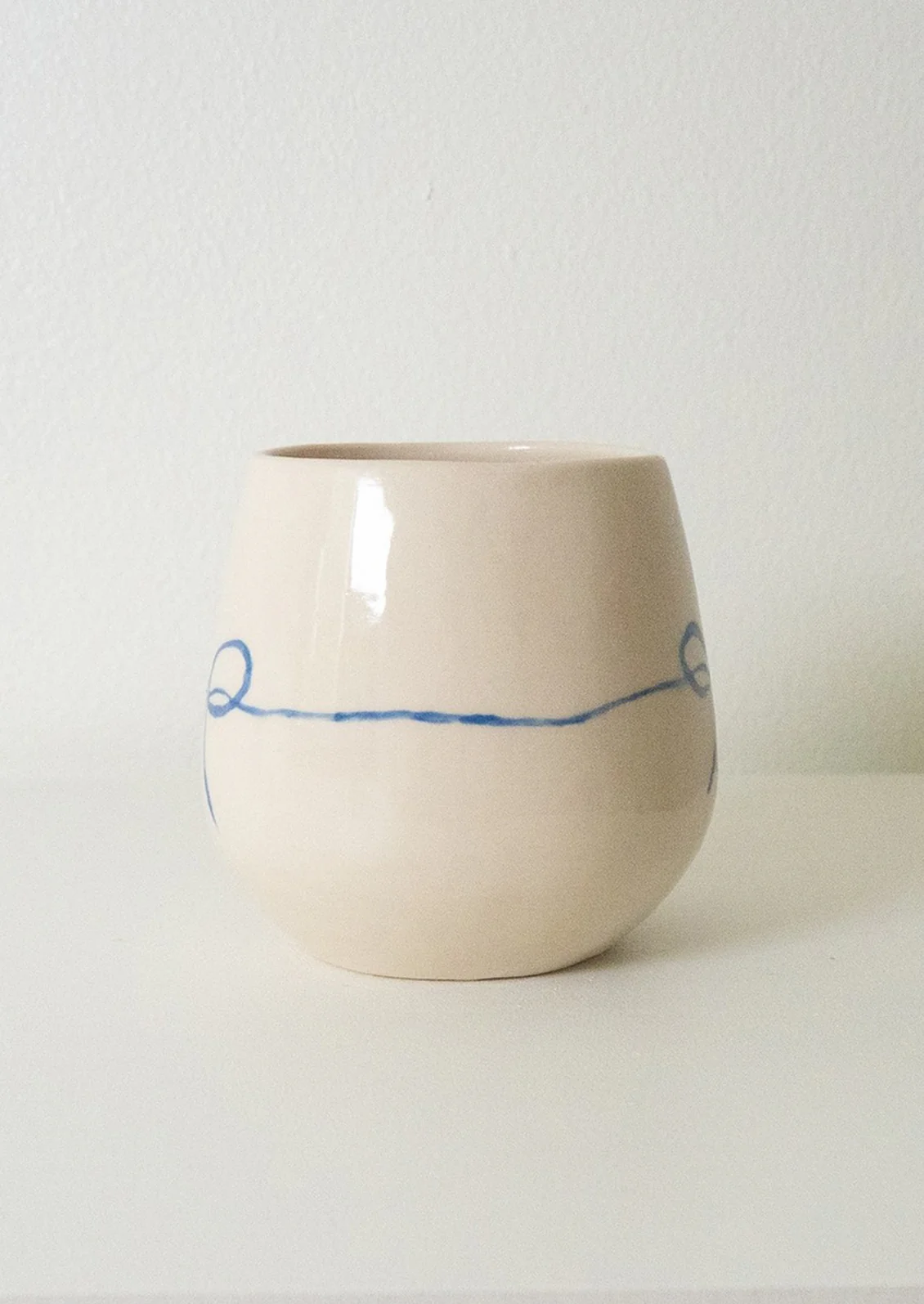 Bow Ceramic Wine Cup - Image 3