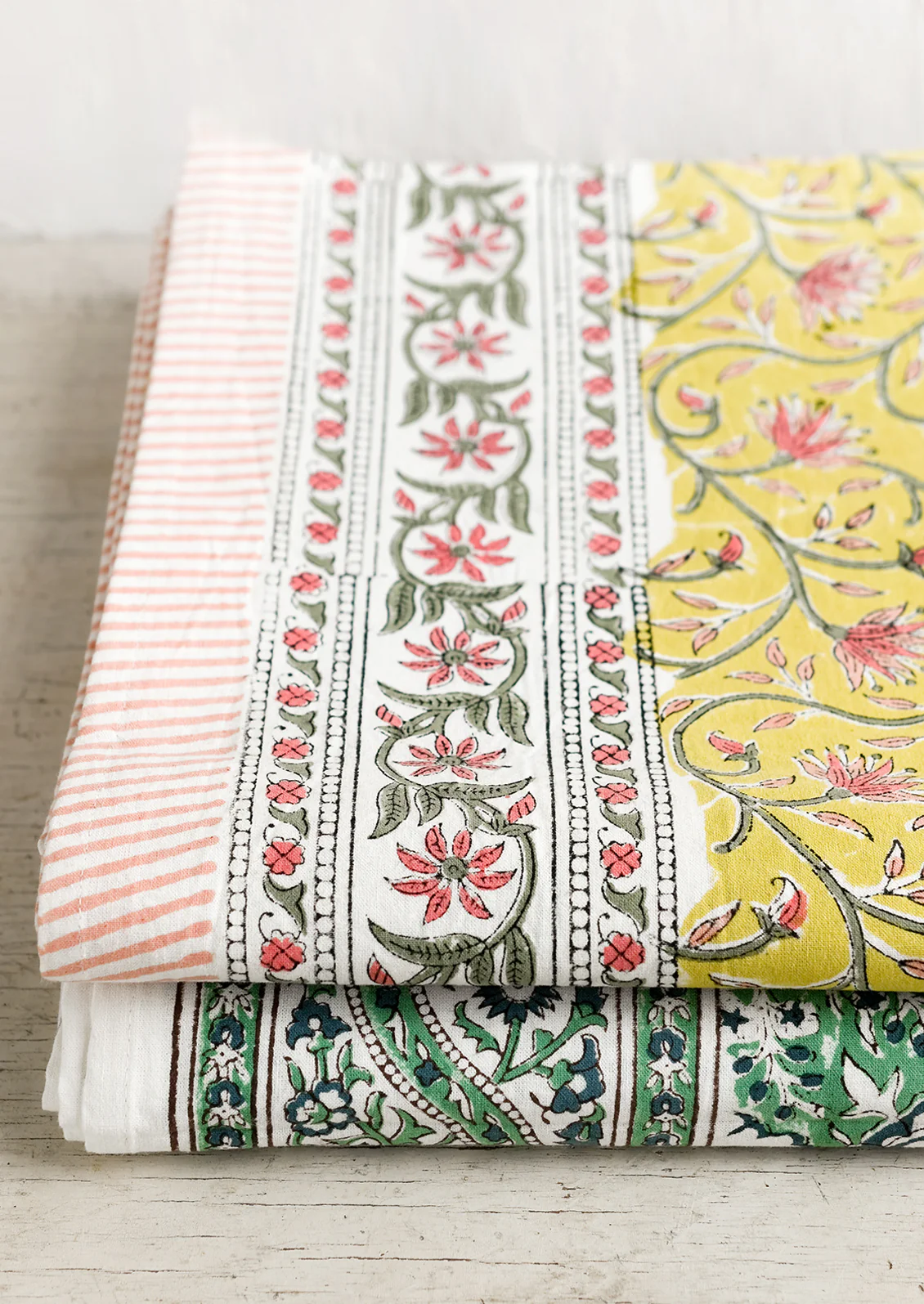 Calla Block Printed Tablecloth - Image 3