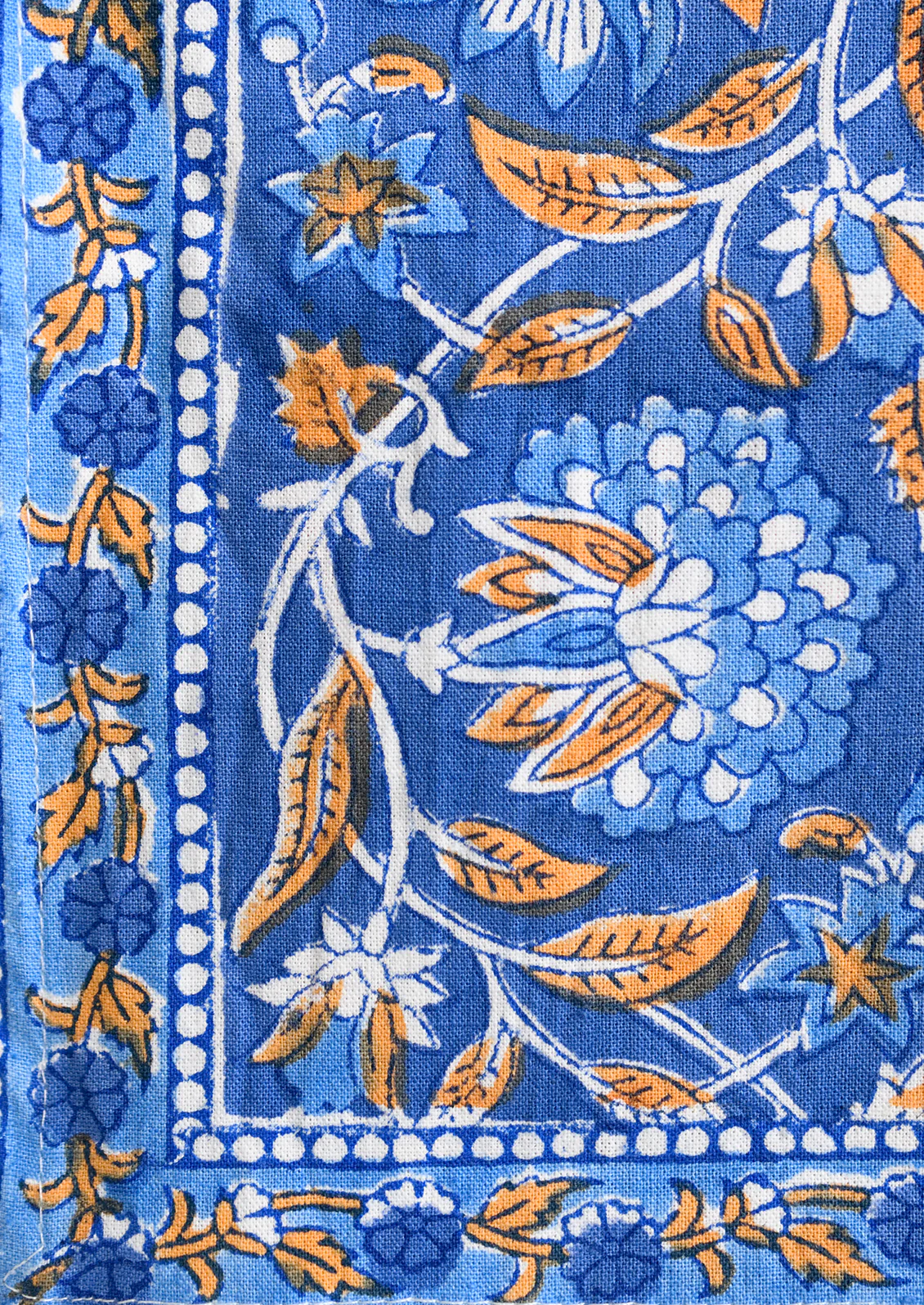 Capri Block Print Napkin Set - Image 3