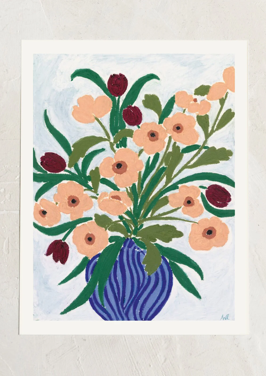 Cerulean Still Life Print