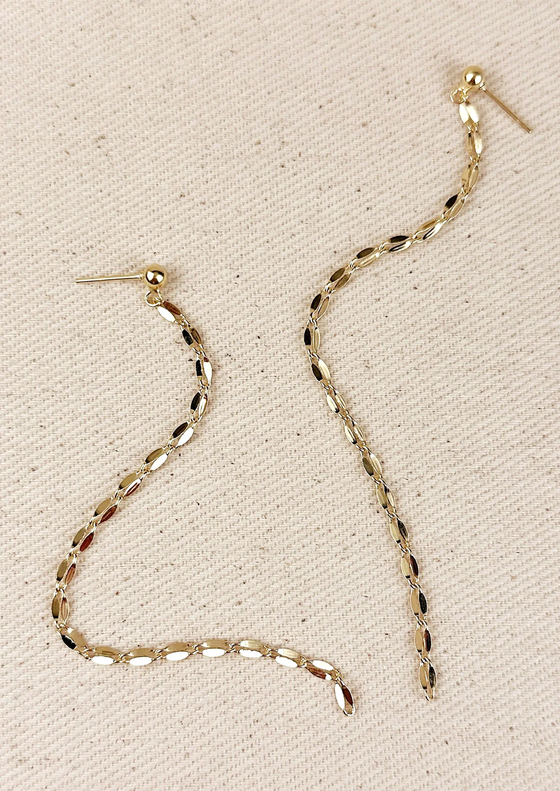 Chain Drop Earrings - Image 3