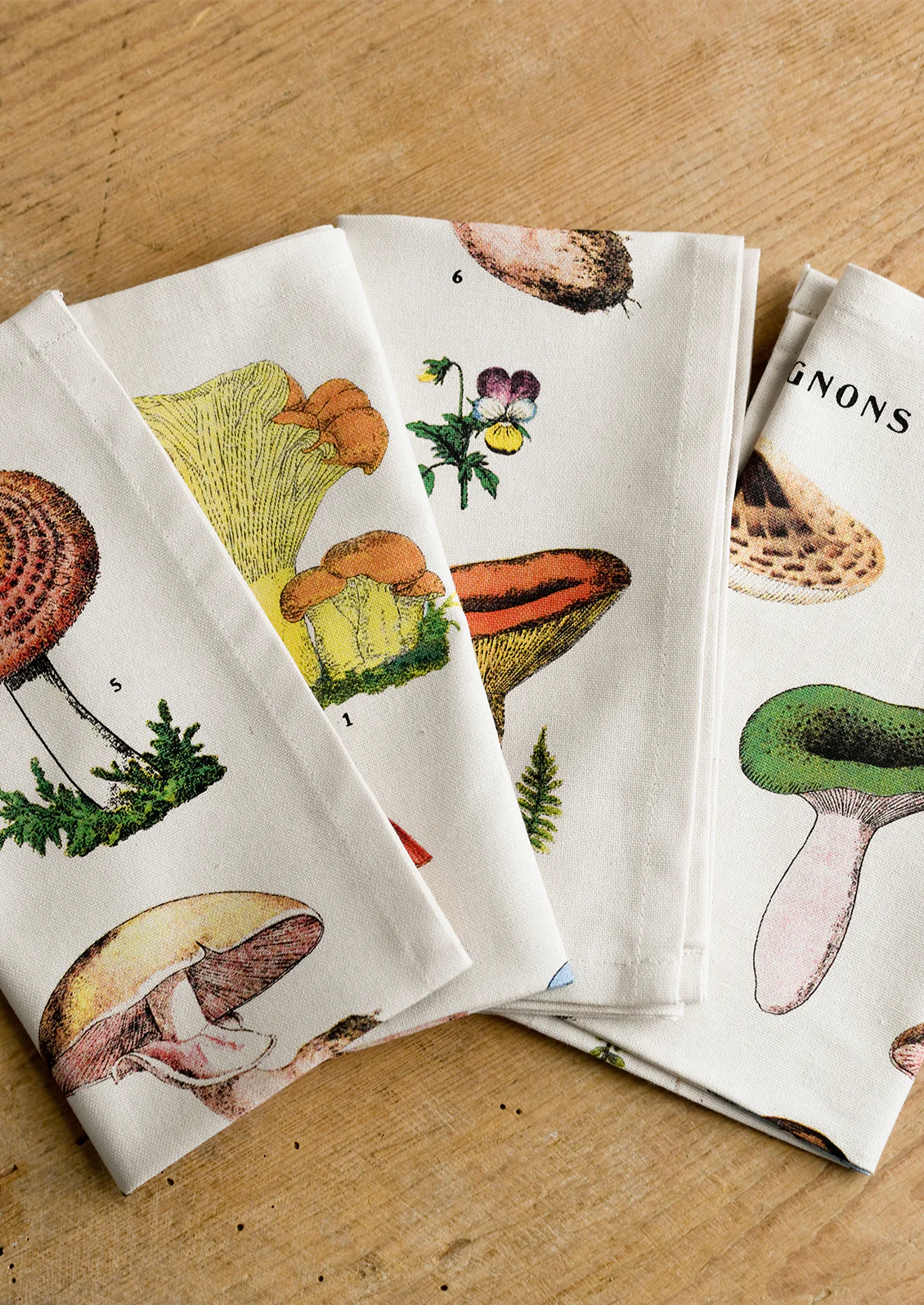 Champignons Napkin Set - Image 4
