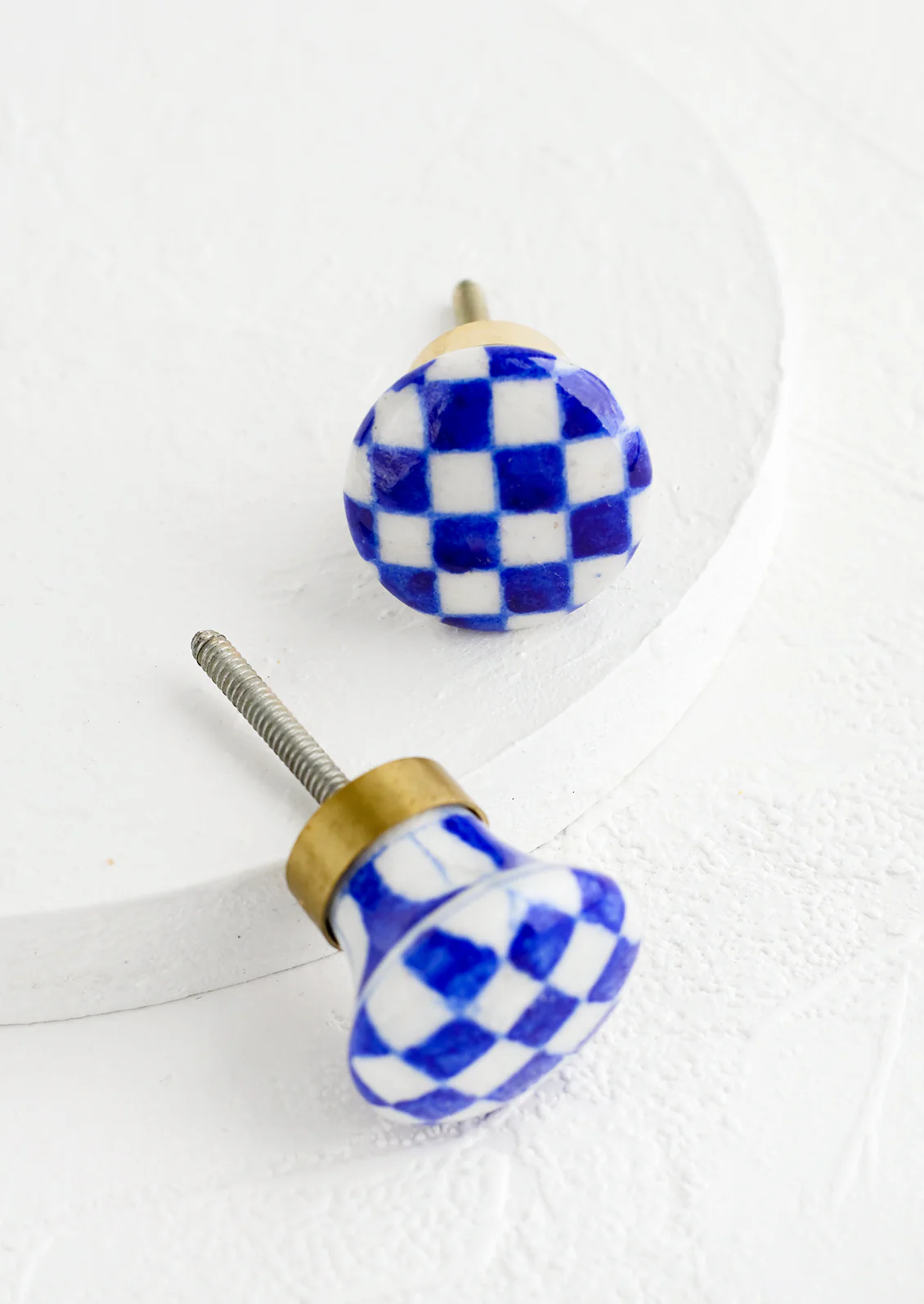 Checkered Ceramic Knob - Image 2