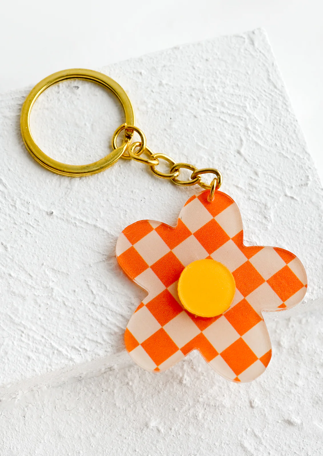 Checkered Daisy Keychain - Image 5