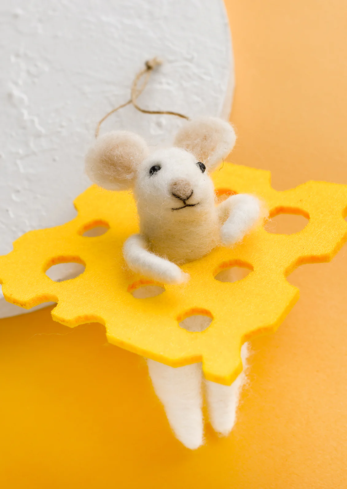 Cheese Thief Mouse Ornament - Image 3
