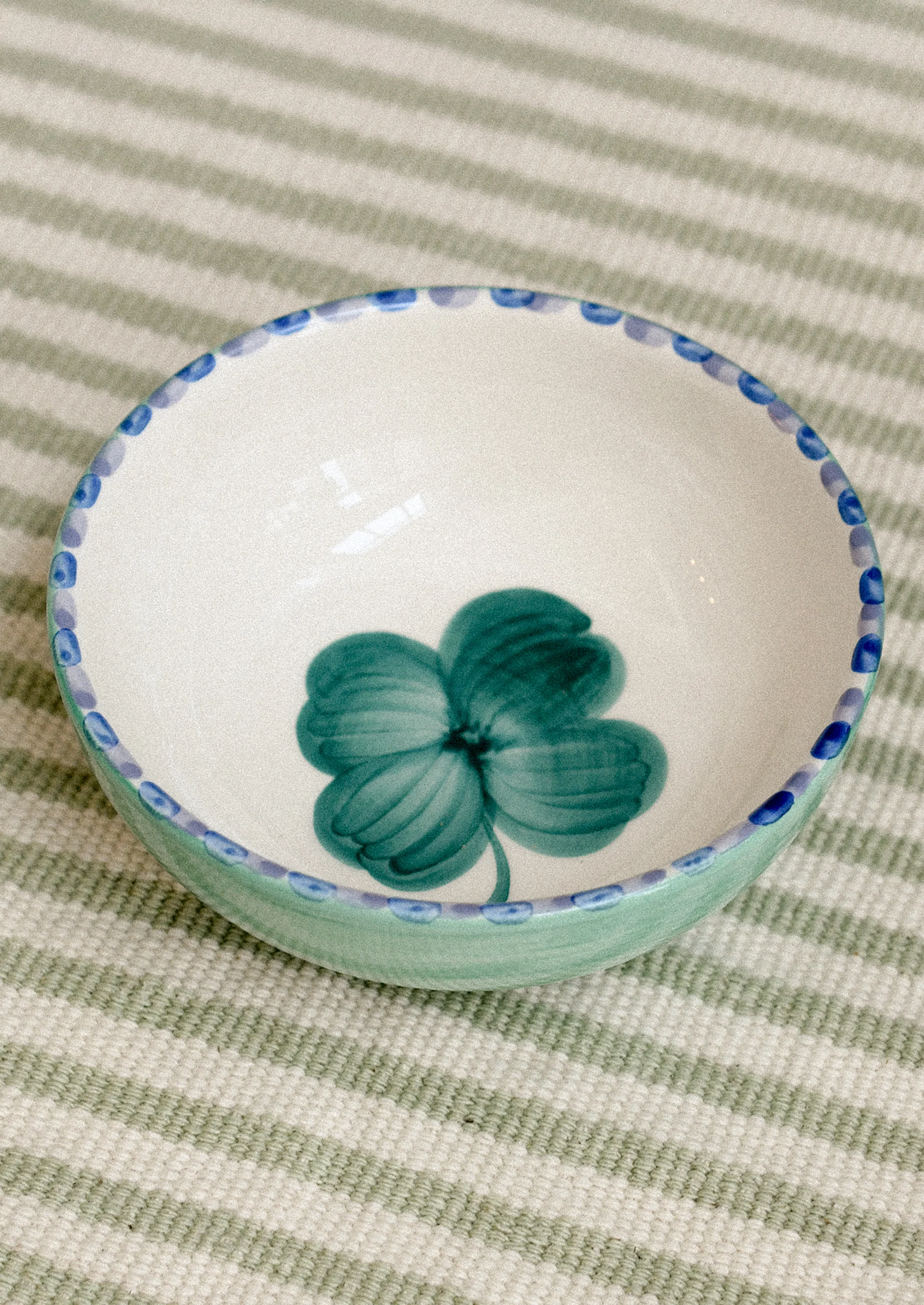 Painted Ceramic Bowl - Image 4