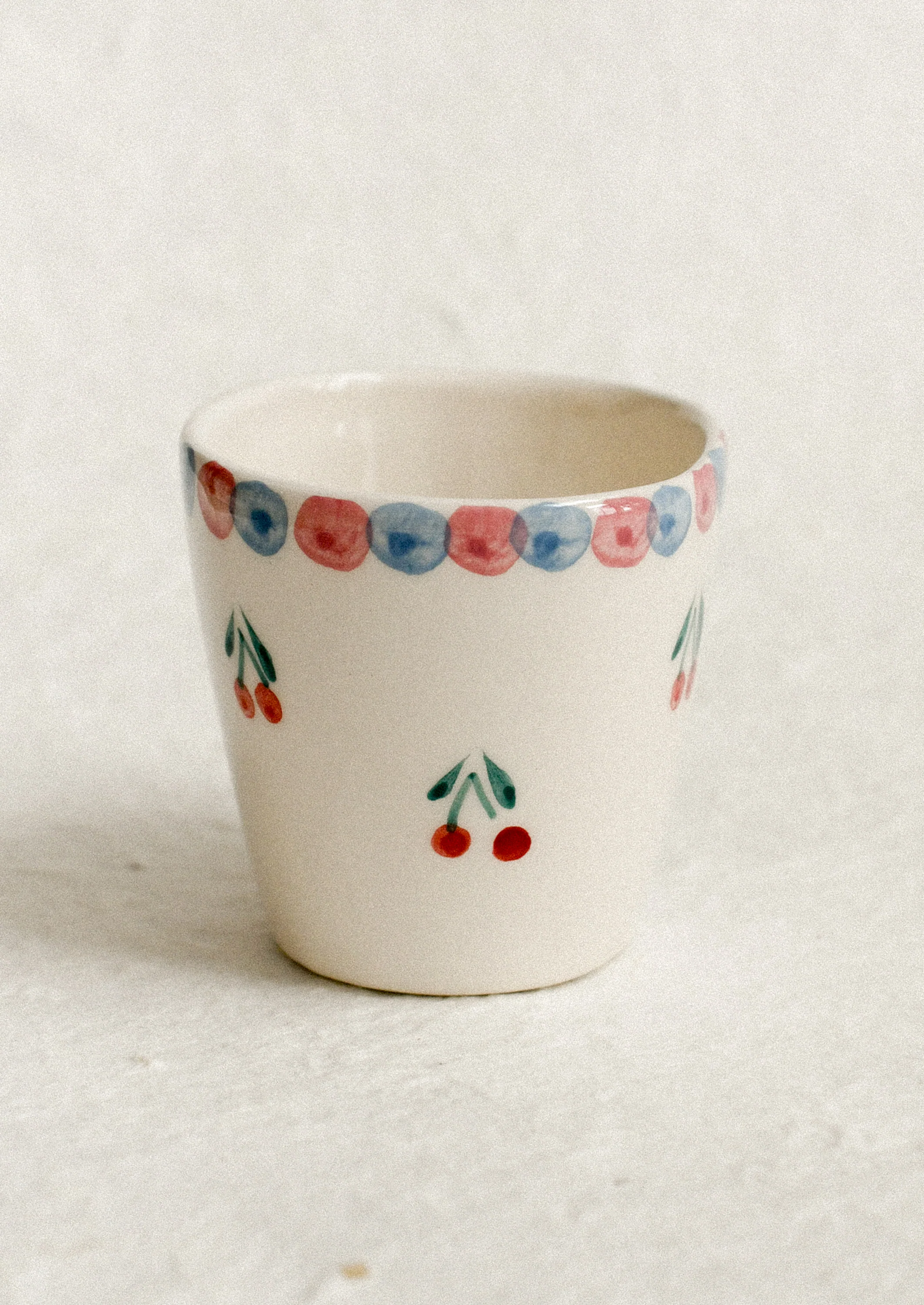 Cherries Mini Ceramic Cup - Image 2