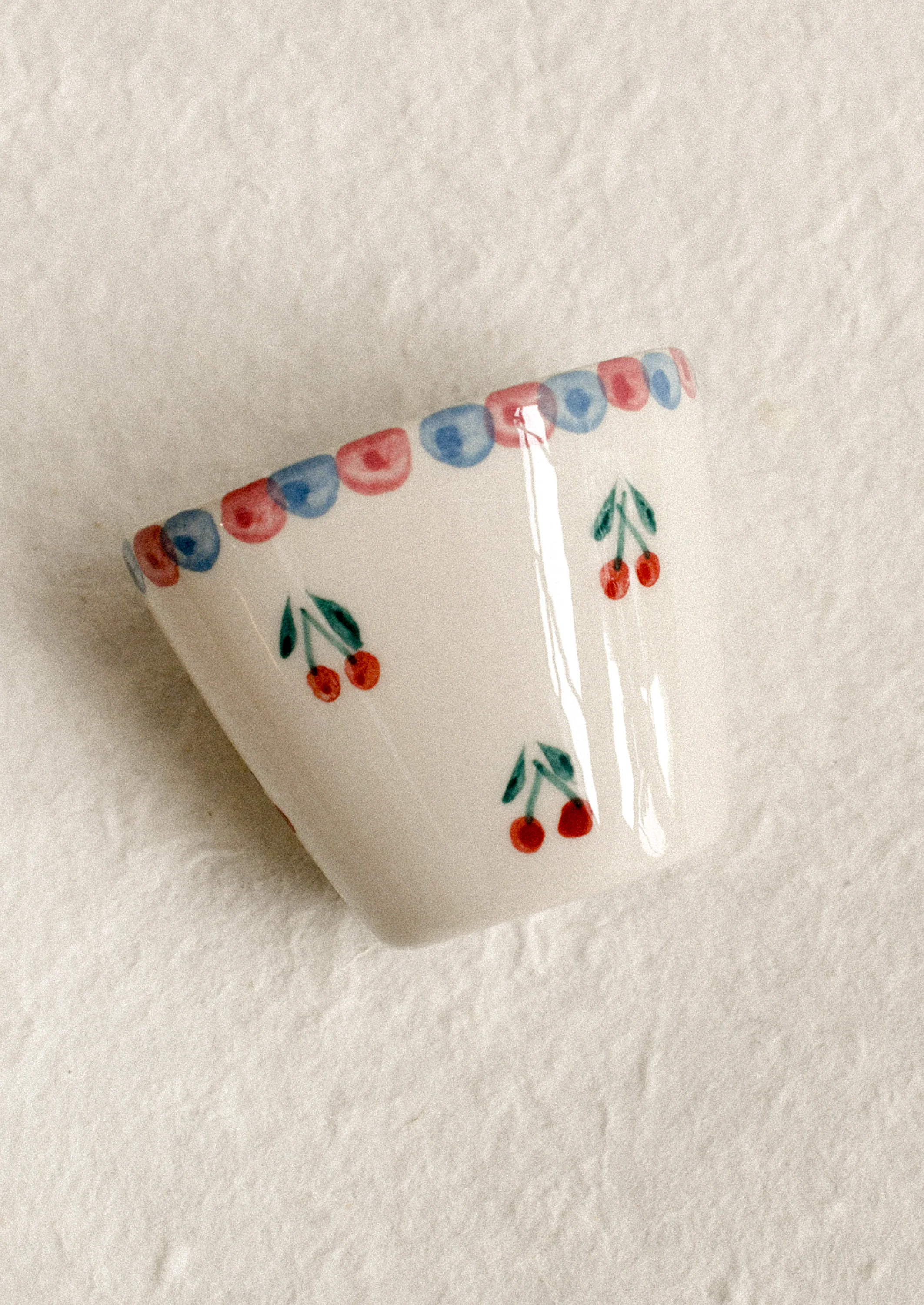 Cherries Mini Ceramic Cup - Image 3