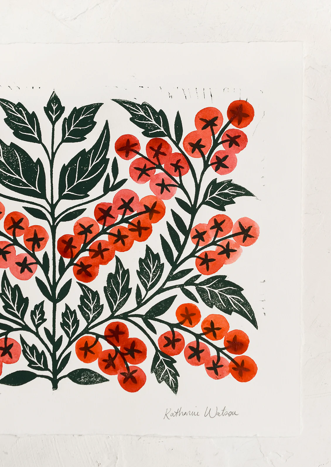 Cherry Tomatoes Risograph Print - Image 2
