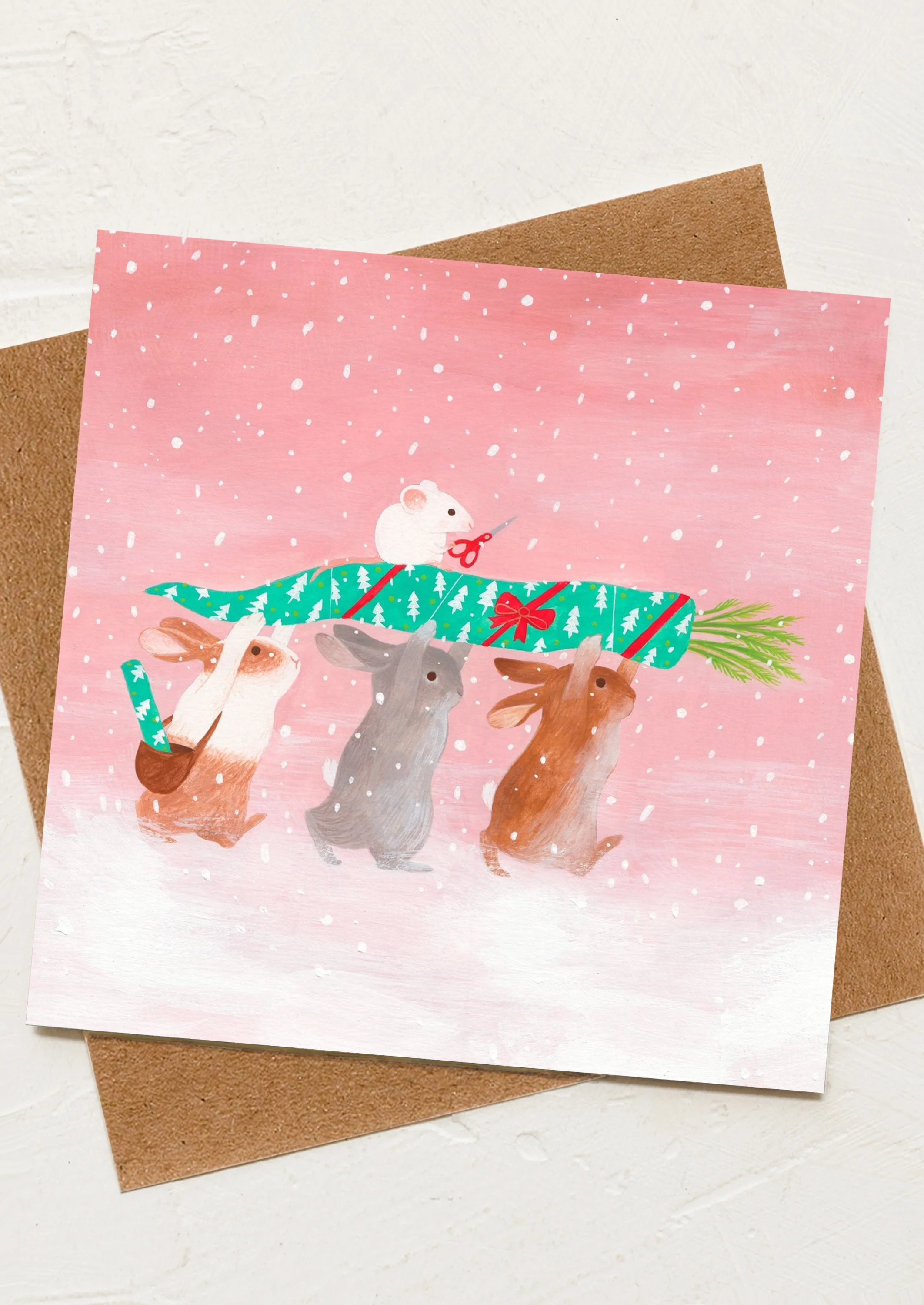 Christmas Carrot Card