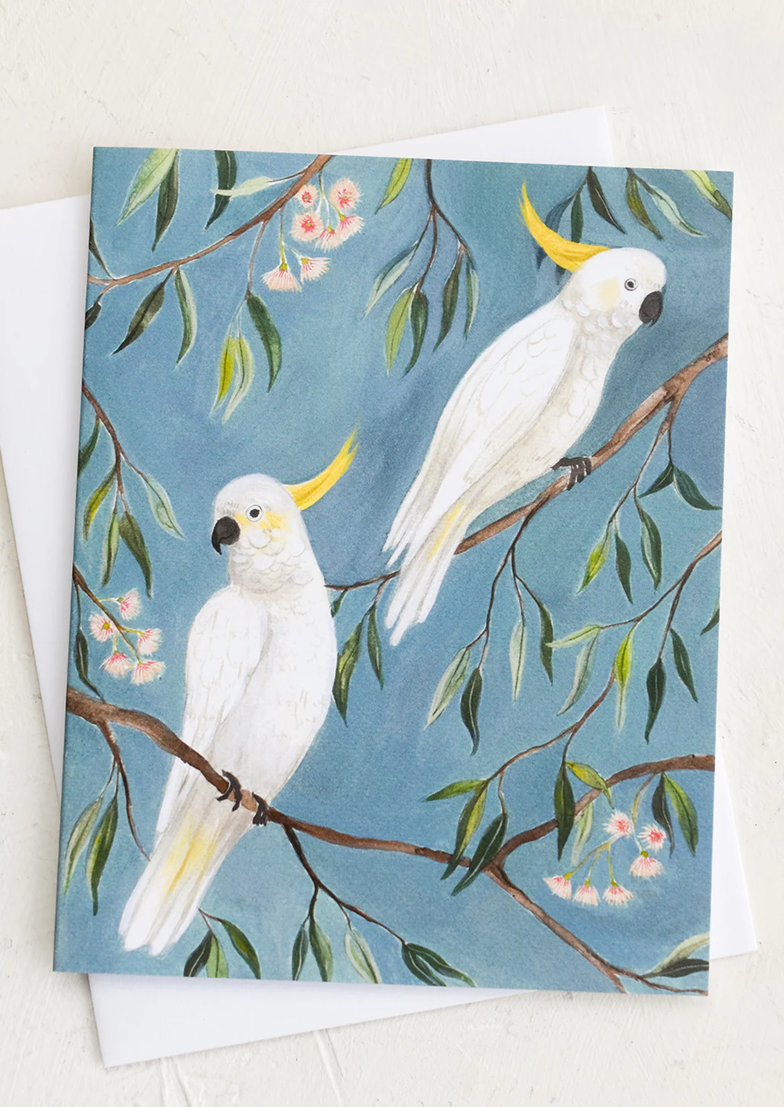 Cockatoos Blank Card
