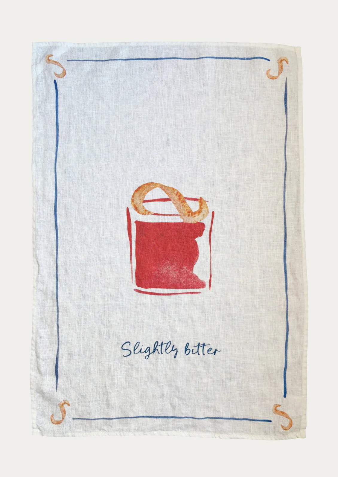 Cocktail Hour Linen Tea Towel - Image 3