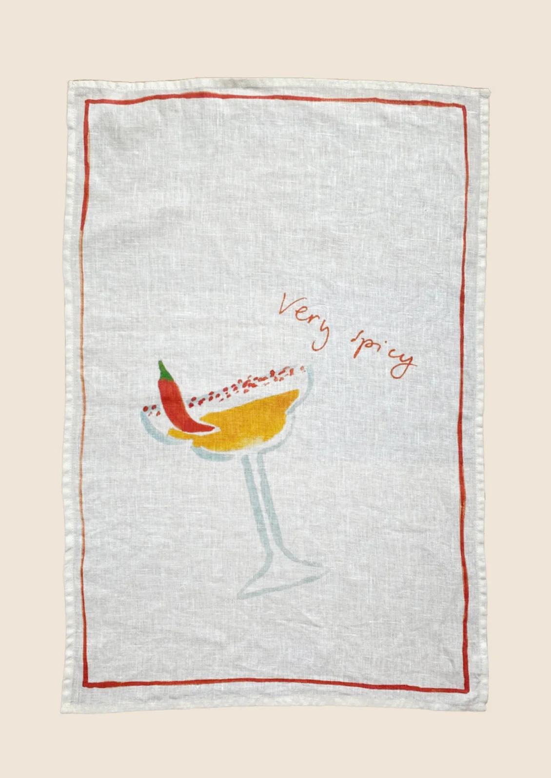 Cocktail Hour Linen Tea Towel - Image 5