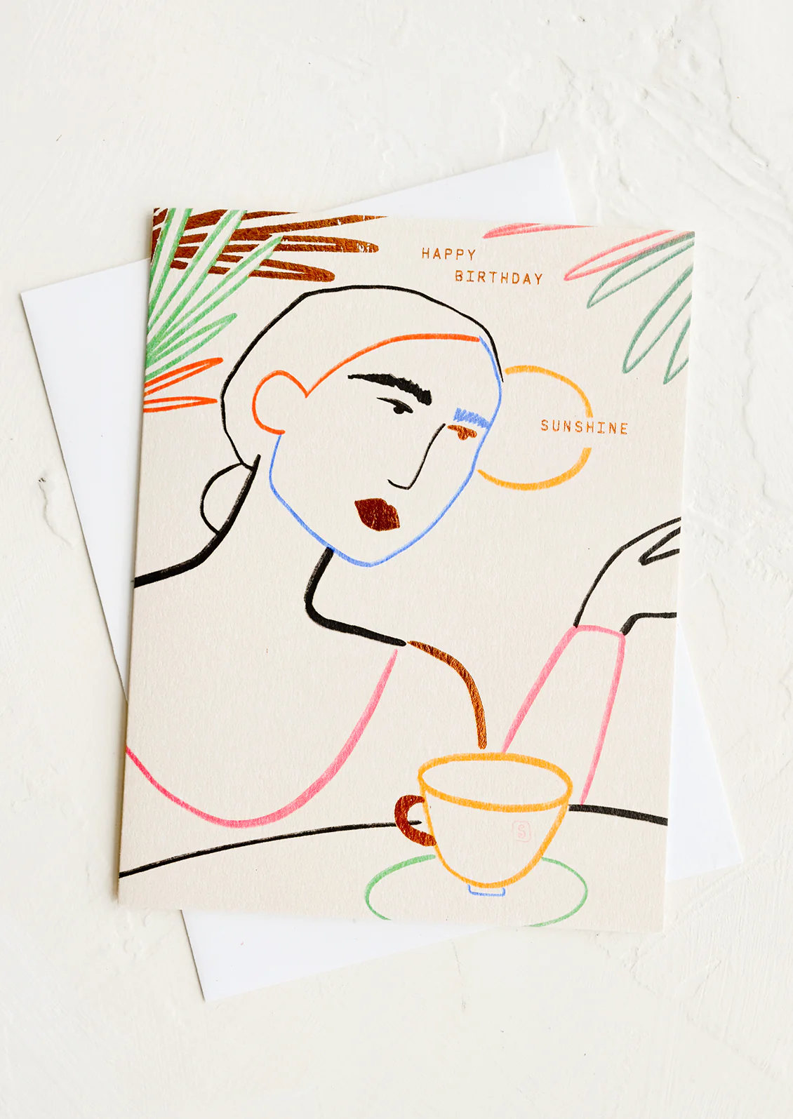 Coffee Break Birthday Card