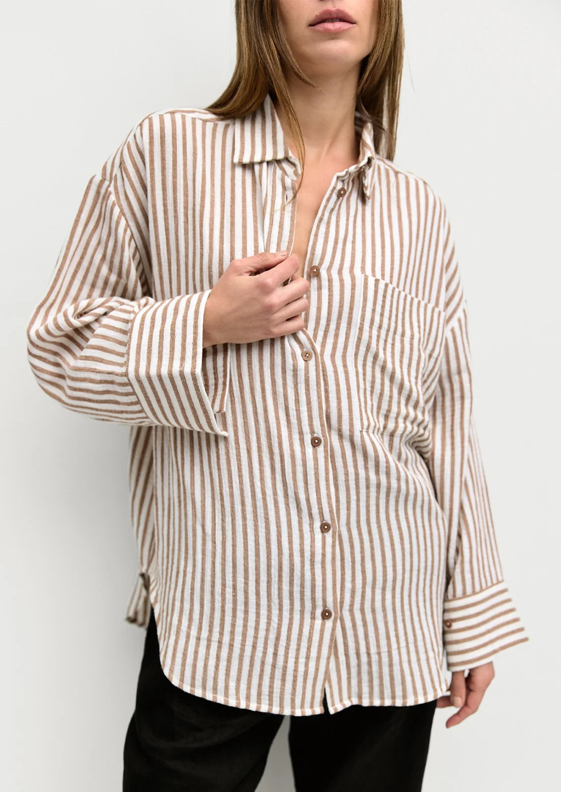 Collins Doublecloth Cotton Shirt - Image 5