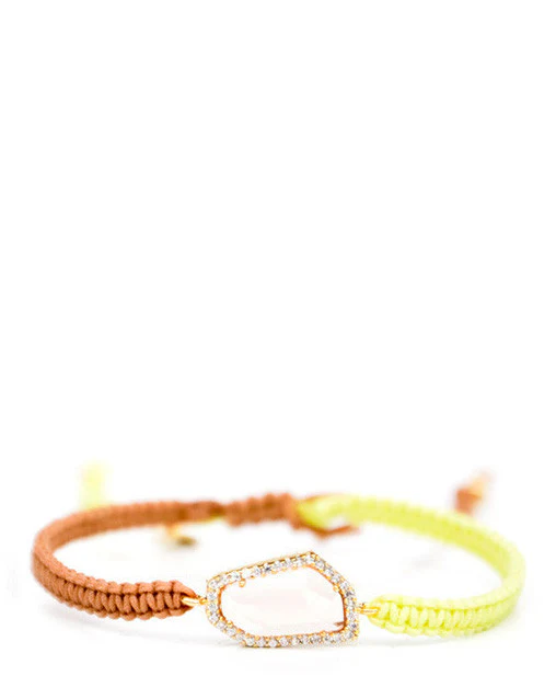 Color Cord Gem Bracelet - Image 2