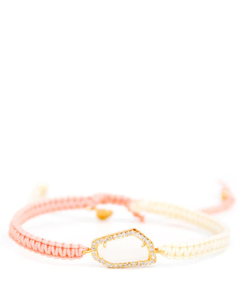 Color Cord Gem Bracelet - Image 3