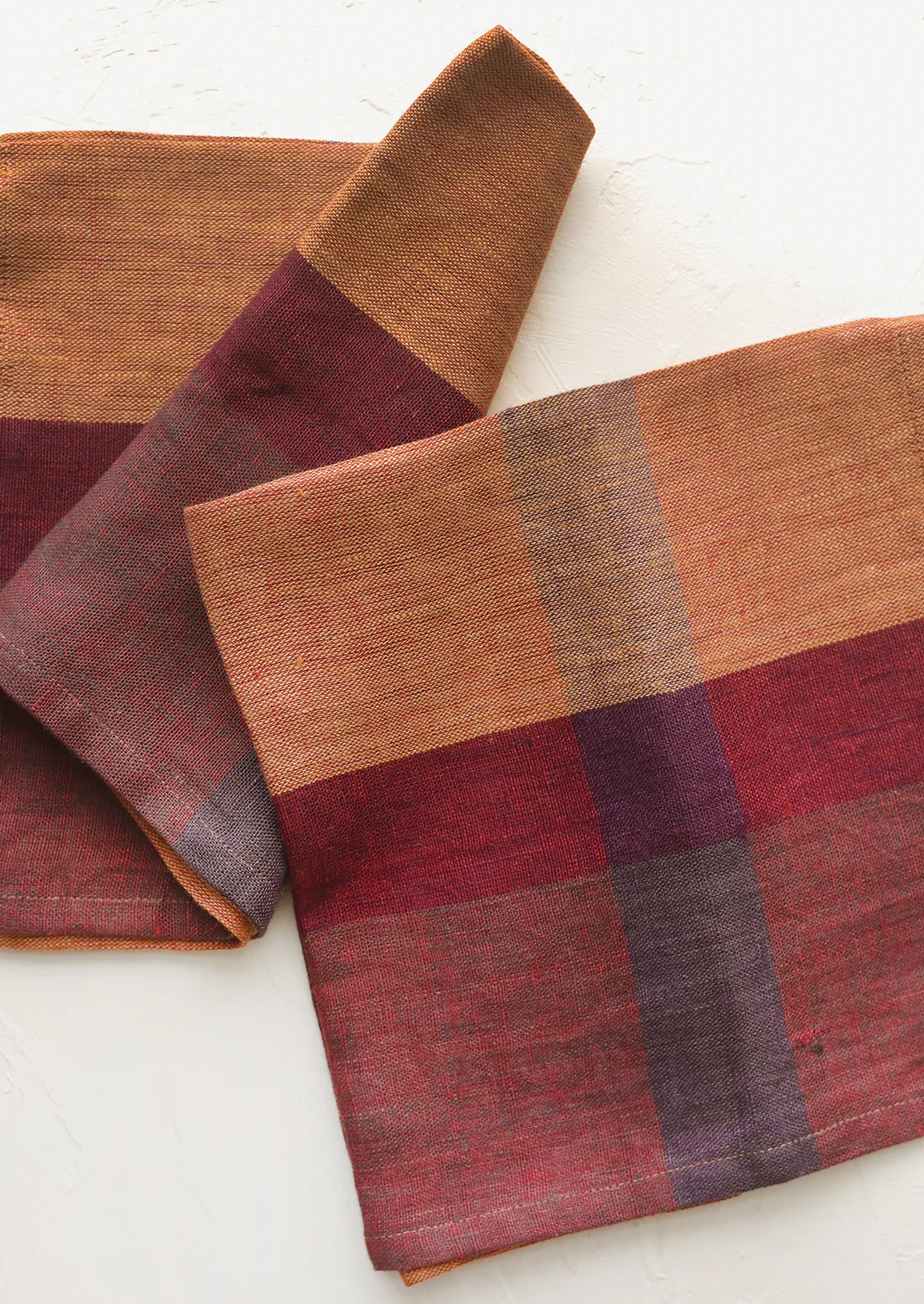 Color Overlay Linen Napkin Set - Image 3