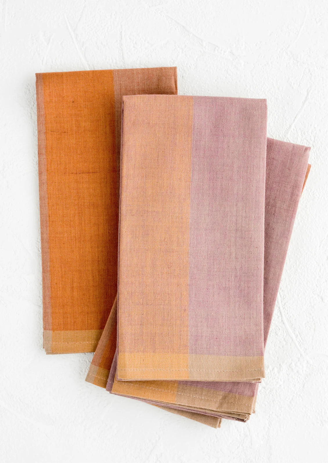 Colorblock Cotton Napkin Set