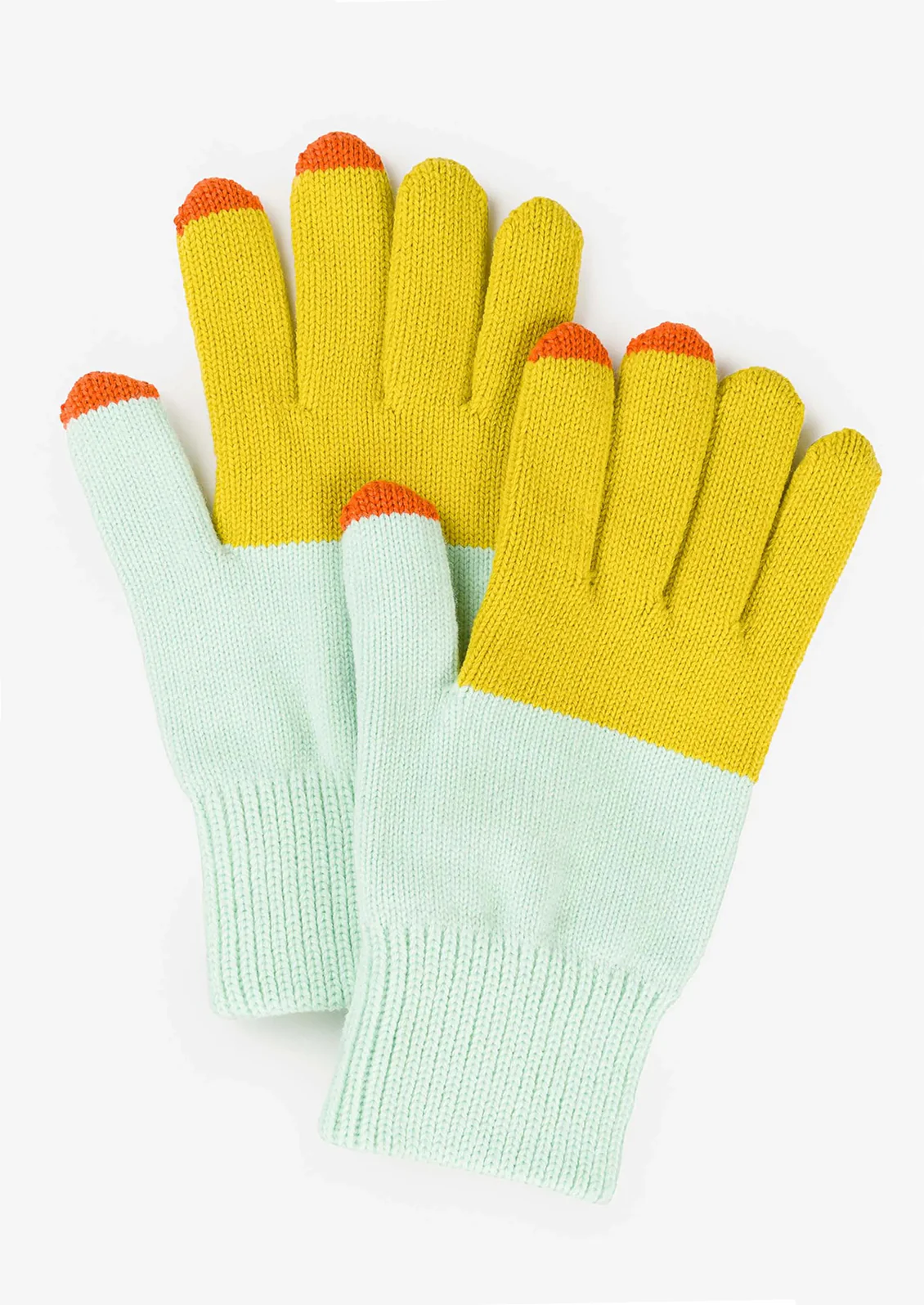 Colorblock Touch Gloves - Image 4