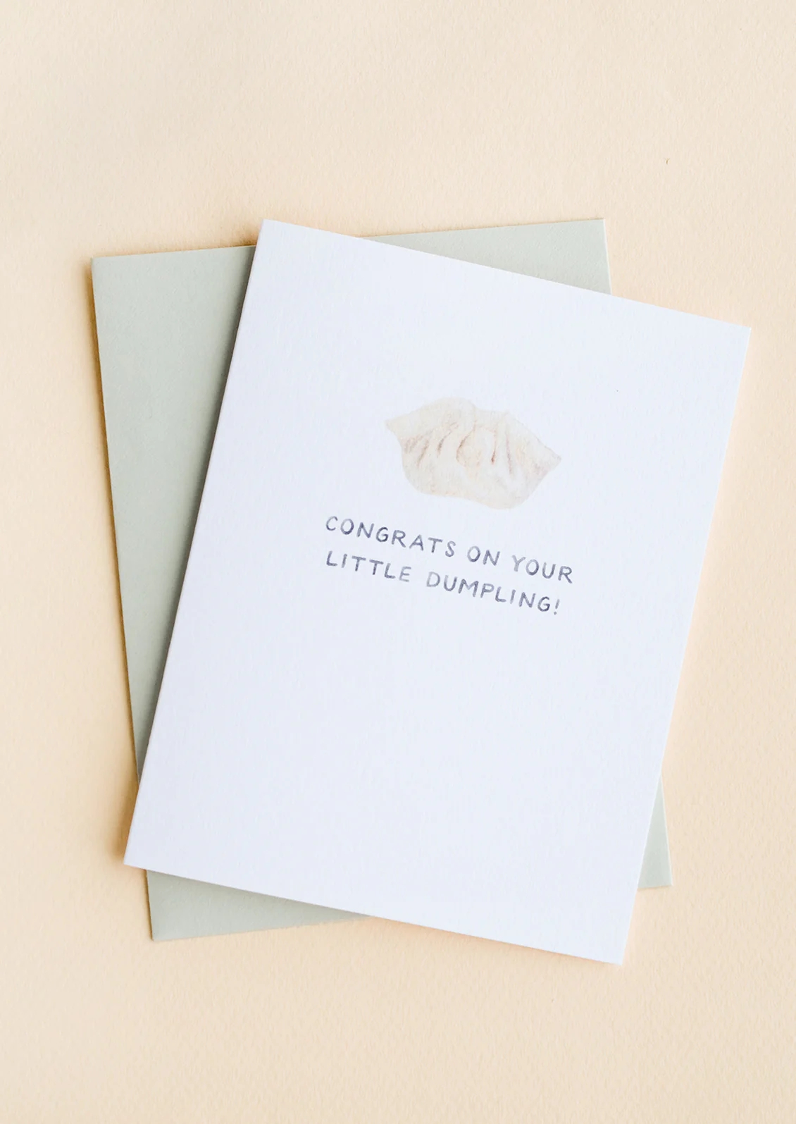 Congrats On Your Little Dumpling Card