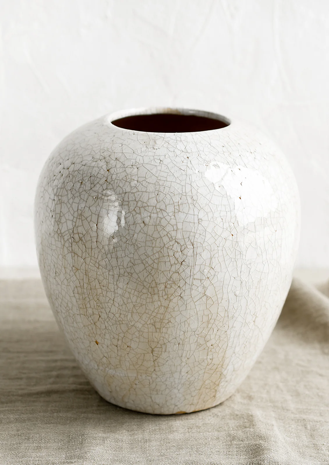 Crackle Glaze Ceramic Vase - Image 3