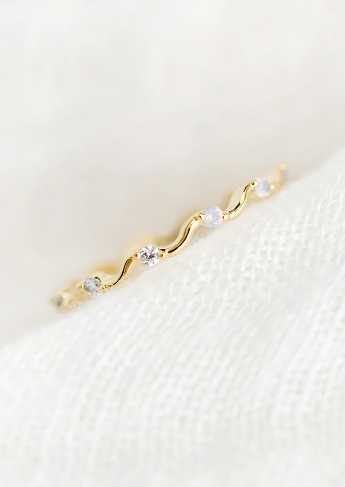 Crystal Squiggle Ring - Image 2