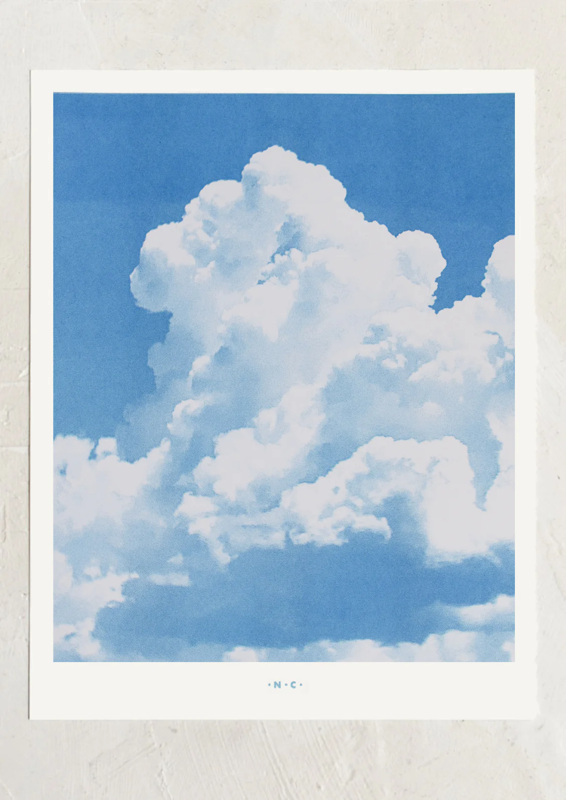 Cumulus Congestus Risograph Print