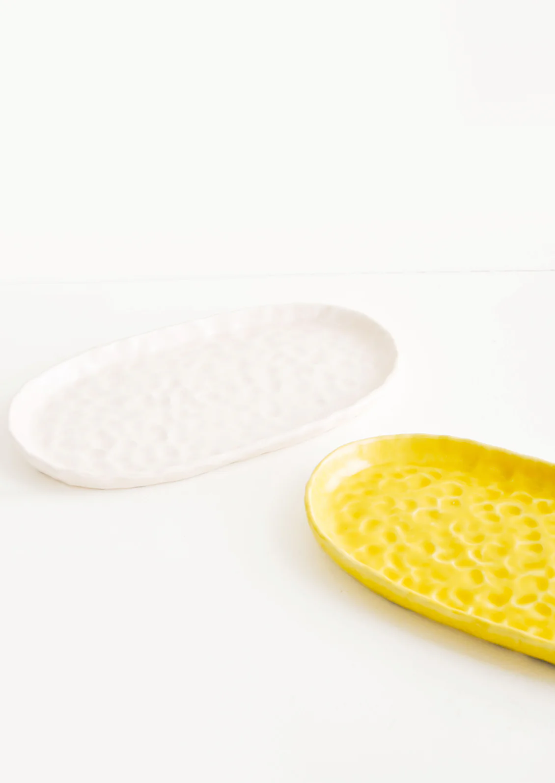 Dappled Ceramic Catchall Tray